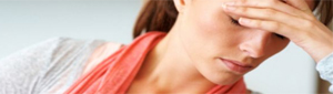 Distressed Woman Suffering from Negligence